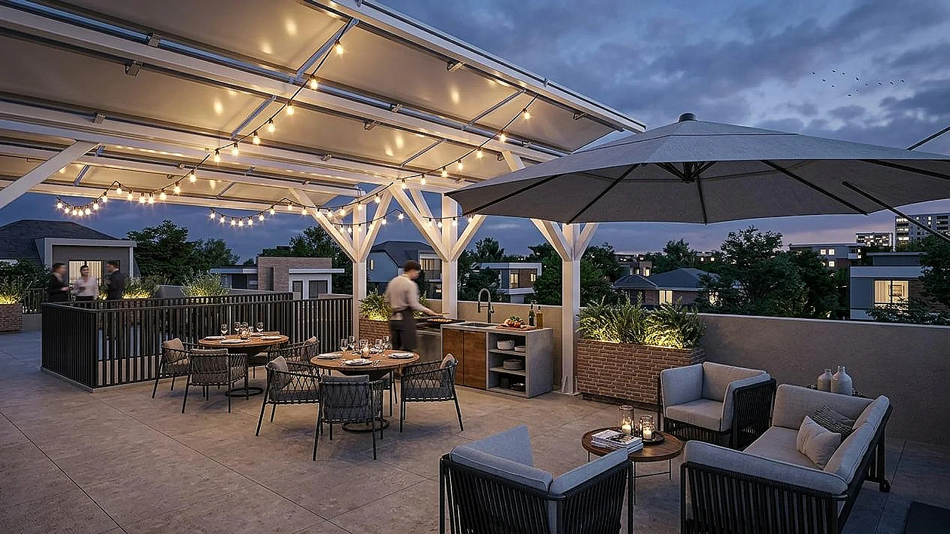 Torres Tadeo — Terraza en azotea
